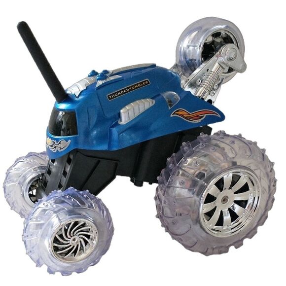 RC Car Thunder Tumbler Blue Hat BODY ONLY Replacement Parts Pieces Sharper Image - Picture 12 of 12